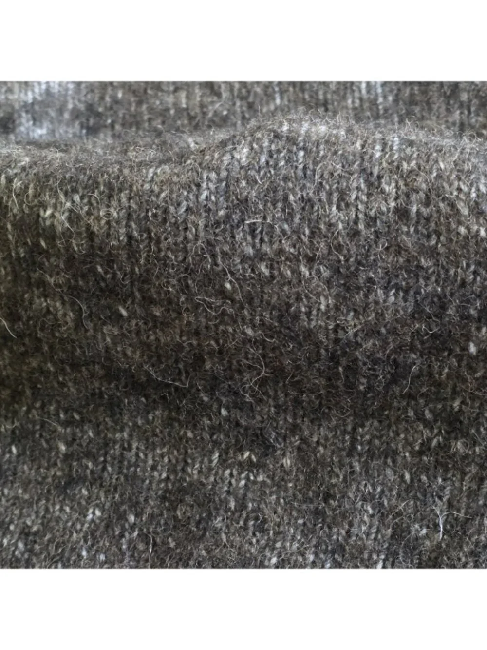 Gap Polo Sweater Men XL Marled Brown Mockneck LS Casual Grandpacore Cottage Edgy